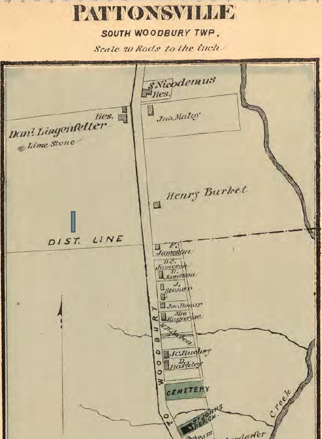 Pattonsville northern end
